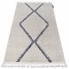 Alfombra BERBER MEKNES B5910 Franjas Bereber Marroquí 200x290 Crema
