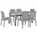 Beliani Conjunto de comedor FOSSANO Blanco
