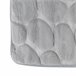 Alfombra de Baño con efecto piedras 80x50 Gris