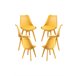 Pack 6 Sillas Synk Suprym Amarillo