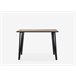 Mesa de cocina alta fija DECO 140x70cm natural y canto bocamina Natural