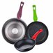 Bateria de cocina 8 piezas sartenes Multicolor