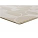 Alfombra geométrica con relieve FLORA - ATTICGO 133x190 Beige