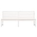 Banco De Jardín 201x48 Banco De Jardín 201x48 Blanco