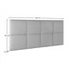 Cabecero tapizado Sicilia 160 Beige