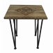 Mesa auxiliar en madera de mango JUNO Negro/ Madera