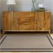 Alfombra vinilica, PVC antideslizante para interior y exterior Marron