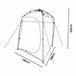Tienda de ducha Ayas camping desplegable [pro.tec] 150x150 Azul