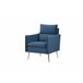 Sillón decorativo MINERVA Azul