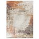 Alfombra abstracta de viscosa BLEIK - ATTICGO 160x230 Terracota