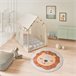 Alfombra infantil forma nube CANDY - ATTICGO 120x120 Cobre