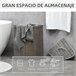 Cesto para Ropa Bambú HOMCOM, hogar - baño Cesto para Ropa Bambú HOMCOM, hogar - baño Gris