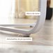 Mesitas de Café MDF, Metal HOMCOM, hogar - muebles de salón 65x65 Multicolor