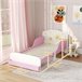 Cama Infantil MDF, Contrachapado AIYAPLAY 150x77 Rosa