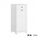 Mueble para Ropa Sucia con 1 Cesto y 1 Cajón BZR73-W SoBuy Blanco