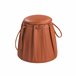 Puff piel 5160 Naranja