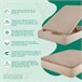 Canapé Polipiel Deluxe 105x180 Beige