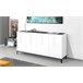 Aparador efecto madera 160 Blanco/ Gris