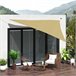 Toldo Vela Triangular PE Outsunny 300x300 Marron