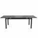 Mesa extensible de jardín ORION gris oscuro Gris Oscuro