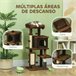 Árbol para Gatos Aglomerado de Madera PawHut Árbol para Gatos Aglomerado de Madera PawHut Marron