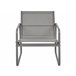 Beliani Conjunto longue Acero BARREA Gris