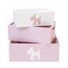 Cajas set de 3 Rosa