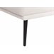 Beliani Chaise longue Bouclé ARTHEZE Crema