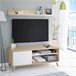 Mueble TV Kiko 1 Estante 1 Puerta Roble/Blanco Blanco