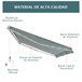 Toldo Manual Plegable Tela de poliéster, aluminio Outsunny 295x250 Verde