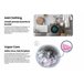 Lavadora Infiniton WM-N94ADK, 9 kg, 1400 rpm, Inverter, A Negro/ Inox