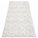 Alfombra SANTO sisal 58503 geométrica 140x190 Crema
