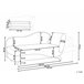 Beliani Chaise longue Terciopelo MERI Gris Claro