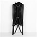 Aktive Silla plegable camping acolchada y reclinable Negro