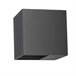 Aplique De Exterior Aluminio Serie Rex Gris
