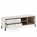 Mueble TV Javea 2 cajones y 1 Puerta 136 Blanco
