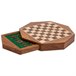 Ajedrez magnético con Cajón para piezas de madera Marron
