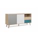 Aparador con 2 puertas y 2 cajones TILE Roble