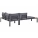 Beliani Conjunto longue PIENZA Negro