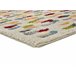 Alfombra shaggy geométrica BREMEN - ATTICGO 133x190 Blanco
