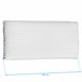 Almohada de Látex Perforada con Funda 135x35 Blanco