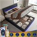 Cama con almacenamiento 200x180 Negro