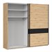 Armario 2 puertas deslizantes Elijah Madera