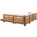 Beliani Conjunto de jardín MARETTIMO Blanco/ Beige