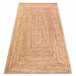 Alfombra lavable ANDRE 1017 Trenza 160x220 Beige