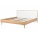 Beliani Cama LED MDF SERRIS 188x215 Marron
