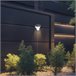 Aktive Pack 6 Apliques LED solares con sensor de movimiento Negro