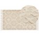 Beliani Alfombra de pelo corto ITANAGAR 80x150 Beige