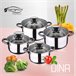 Bateria de cocina 8 piezas sartenes Multicolor