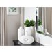 Beliani Jarrón decorativo XANTHOS Blanco